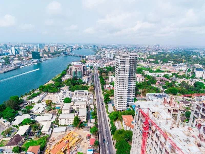 Top 5 Short Lets in Lagos: Affordable Apartments for Rent in 2025 | ApartmentsNG.com Aerial view of Lagos skyline with modern apartments